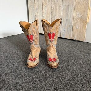 Corral Teens Girls Leather Cowboy Boots